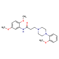 N-(2,5-dimethoxyphenyl)-3-[4-(2-methoxyphenyl)piperazin-1-yl]propanamide