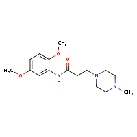 N-(2,5-dimethoxyphenyl)-3-(4-methylpiperazin-1-yl)propanamide