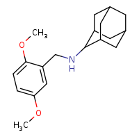 N-[(2,5-dimethoxyphenyl)methyl]adamantan-2-amine