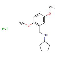 N-[(2,5-dimethoxyphenyl)methyl]cyclopentanamine hydrochloride