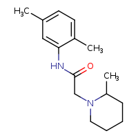 N-(2,5-dimethylphenyl)-2-(2-methylpiperidin-1-yl)acetamide