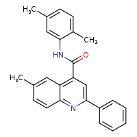 N-(2,5-dimethylphenyl)-6-methyl-2-phenylquinoline-4-carboxamide