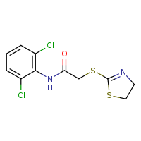 N-(2,6-dichlorophenyl)-2-(4,5-dihydro-1,3-thiazol-2-ylsulfanyl)acetamide