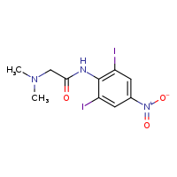 N-(2,6-diiodo-4-nitrophenyl)-2-(dimethylamino)acetamide