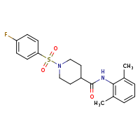 N-(2,6-dimethylphenyl)-1-(4-fluorobenzenesulfonyl)piperidine-4-carboxamide