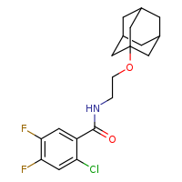 N-[2-(adamantan-1-yloxy)ethyl]-2-chloro-4,5-difluorobenzamide