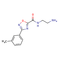 N-(2-aminoethyl)-3-(3-methylphenyl)-1,2,4-oxadiazole-5-carboxamide