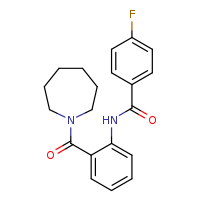N-[2-(azepane-1-carbonyl)phenyl]-4-fluorobenzamide