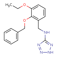 N-{[2-(benzyloxy)-3-ethoxyphenyl]methyl}-2H-1,2,3,4-tetrazol-5-amine
