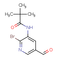 N-(2-bromo-5-formylpyridin-3-yl)-2,2-dimethylpropanamide