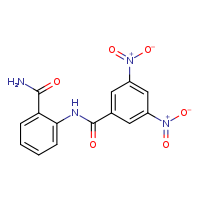 N-(2-carbamoylphenyl)-3,5-dinitrobenzamide
