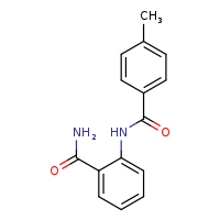 N-(2-carbamoylphenyl)-4-methylbenzamide