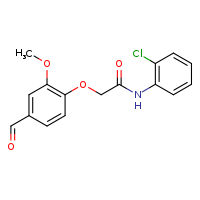 N-(2-chlorophenyl)-2-(4-formyl-2-methoxyphenoxy)acetamide