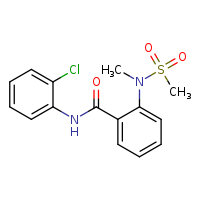N-(2-chlorophenyl)-2-(N-methylmethanesulfonamido)benzamide
