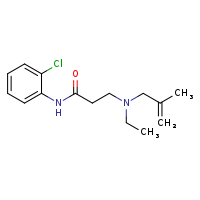 N-(2-chlorophenyl)-3-[ethyl(2-methylprop-2-en-1-yl)amino]propanamide