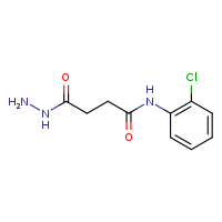 N-(2-chlorophenyl)-3-(hydrazinecarbonyl)propanamide
