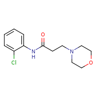 N-(2-chlorophenyl)-3-(morpholin-4-yl)propanamide