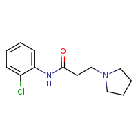 N-(2-chlorophenyl)-3-(pyrrolidin-1-yl)propanamide