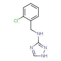 N-[(2-chlorophenyl)methyl]-1H-1,2,4-triazol-3-amine