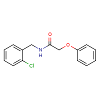 N-[(2-chlorophenyl)methyl]-2-phenoxyacetamide