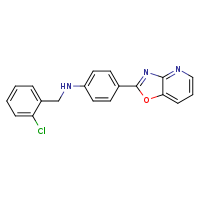 N-[(2-chlorophenyl)methyl]-4-{[1,3]oxazolo[4,5-b]pyridin-2-yl}aniline