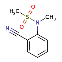 N-(2-cyanophenyl)-N-methylmethanesulfonamide