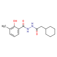 N'-(2-cyclohexylacetyl)-2-hydroxy-3-methylbenzohydrazide