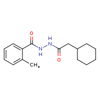 N'-(2-cyclohexylacetyl)-2-methylbenzohydrazide