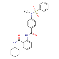 N-[2-(cyclohexylcarbamoyl)phenyl]-4-(N-methylbenzenesulfonamido)benzamide