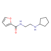 N-[2-(cyclopentylamino)ethyl]furan-2-carboxamide