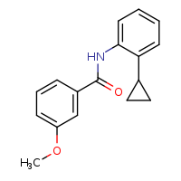 N-(2-cyclopropylphenyl)-3-methoxybenzamide