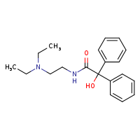 N-[2-(diethylamino)ethyl]-2-hydroxy-2,2-diphenylacetamide