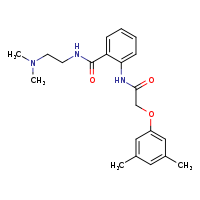 N-[2-(dimethylamino)ethyl]-2-[2-(3,5-dimethylphenoxy)acetamido]benzamide