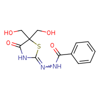 N'-[(2E)-5,5-bis(hydroxymethyl)-4-oxo-1,3-thiazolidin-2-ylidene]benzohydrazide