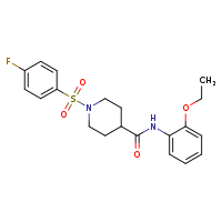 N-(2-ethoxyphenyl)-1-(4-fluorobenzenesulfonyl)piperidine-4-carboxamide