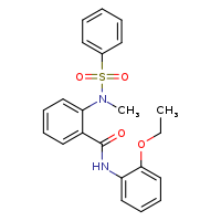 N-(2-ethoxyphenyl)-2-(N-methylbenzenesulfonamido)benzamide
