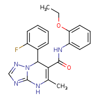 N-(2-ethoxyphenyl)-7-(2-fluorophenyl)-5-methyl-4H,7H-[1,2,4]triazolo[1,5-a]pyrimidine-6-carboxamide