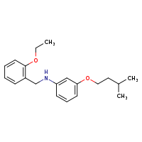 N-[(2-ethoxyphenyl)methyl]-3-(3-methylbutoxy)aniline