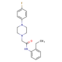 N-(2-ethylphenyl)-2-[4-(4-fluorophenyl)piperazin-1-yl]acetamide
