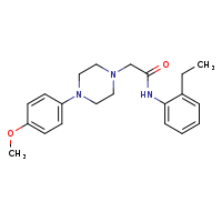 N-(2-ethylphenyl)-2-[4-(4-methoxyphenyl)piperazin-1-yl]acetamide