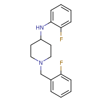 N-(2-fluorophenyl)-1-[(2-fluorophenyl)methyl]piperidin-4-amine