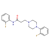 N-(2-fluorophenyl)-3-[4-(2-fluorophenyl)piperazin-1-yl]propanamide