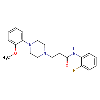 N-(2-fluorophenyl)-3-[4-(2-methoxyphenyl)piperazin-1-yl]propanamide
