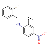 N-[(2-fluorophenyl)methyl]-2-methyl-4-nitroaniline