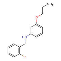 N-[(2-fluorophenyl)methyl]-3-propoxyaniline