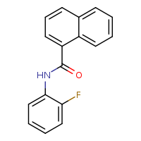 N-(2-fluorophenyl)naphthalene-1-carboxamide