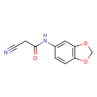 N-(2H-1,3-benzodioxol-5-yl)-2-cyanoacetamide
