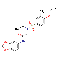 N-(2H-1,3-benzodioxol-5-yl)-2-(N-ethyl-4-ethoxy-3-methylbenzenesulfonamido)acetamide