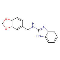 N-(2H-1,3-benzodioxol-5-ylmethyl)-1H-1,3-benzodiazol-2-amine