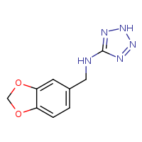 N-(2H-1,3-benzodioxol-5-ylmethyl)-2H-1,2,3,4-tetrazol-5-amine